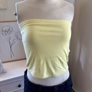 Yellow American Eagle tube top